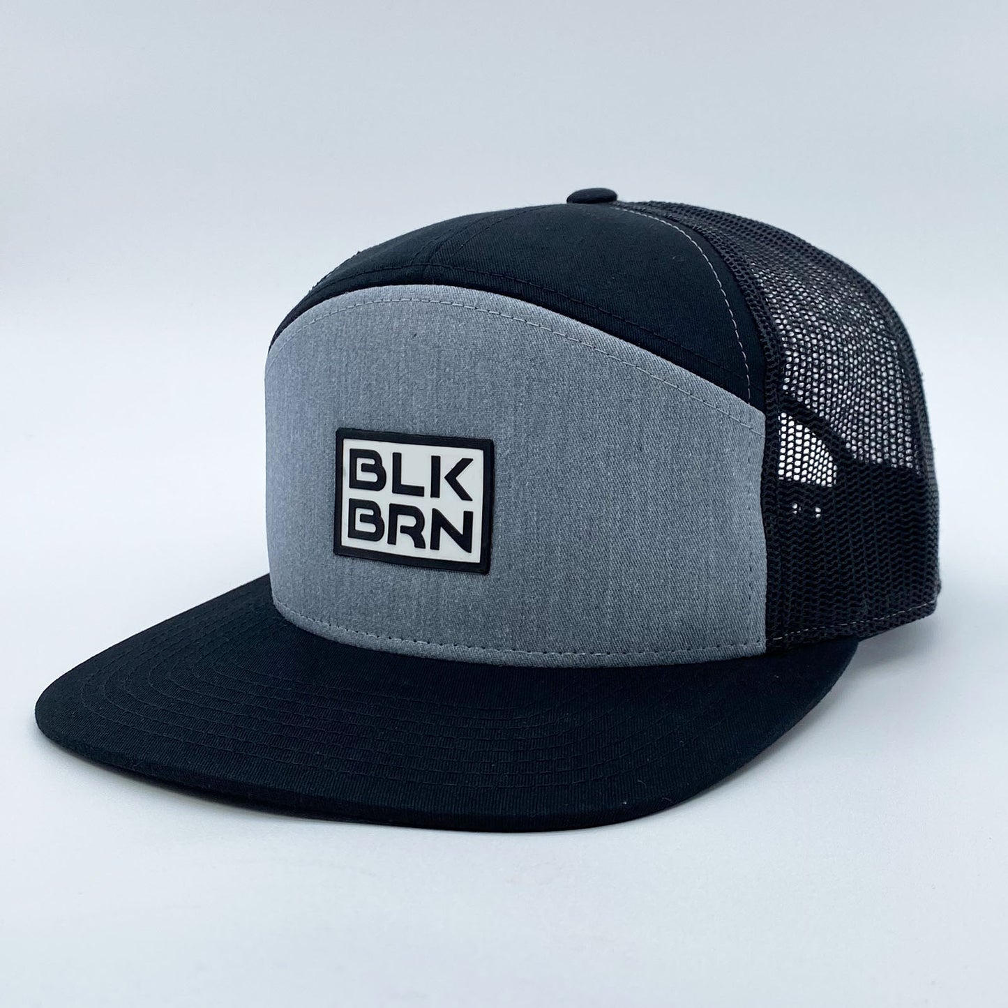 Silcone patch, BLKBRN 7 Panel Flat Bill