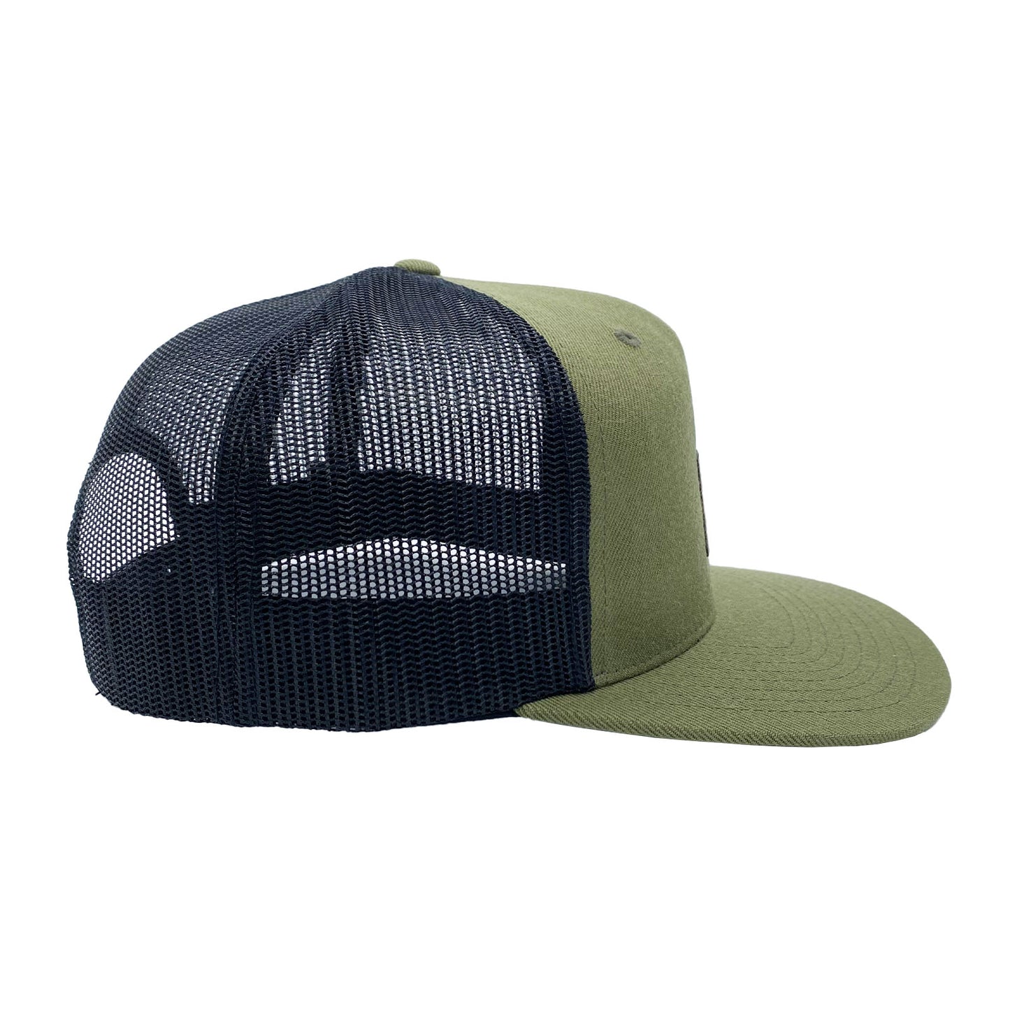 Hybrid Flat bill, Real Walnut, Loden