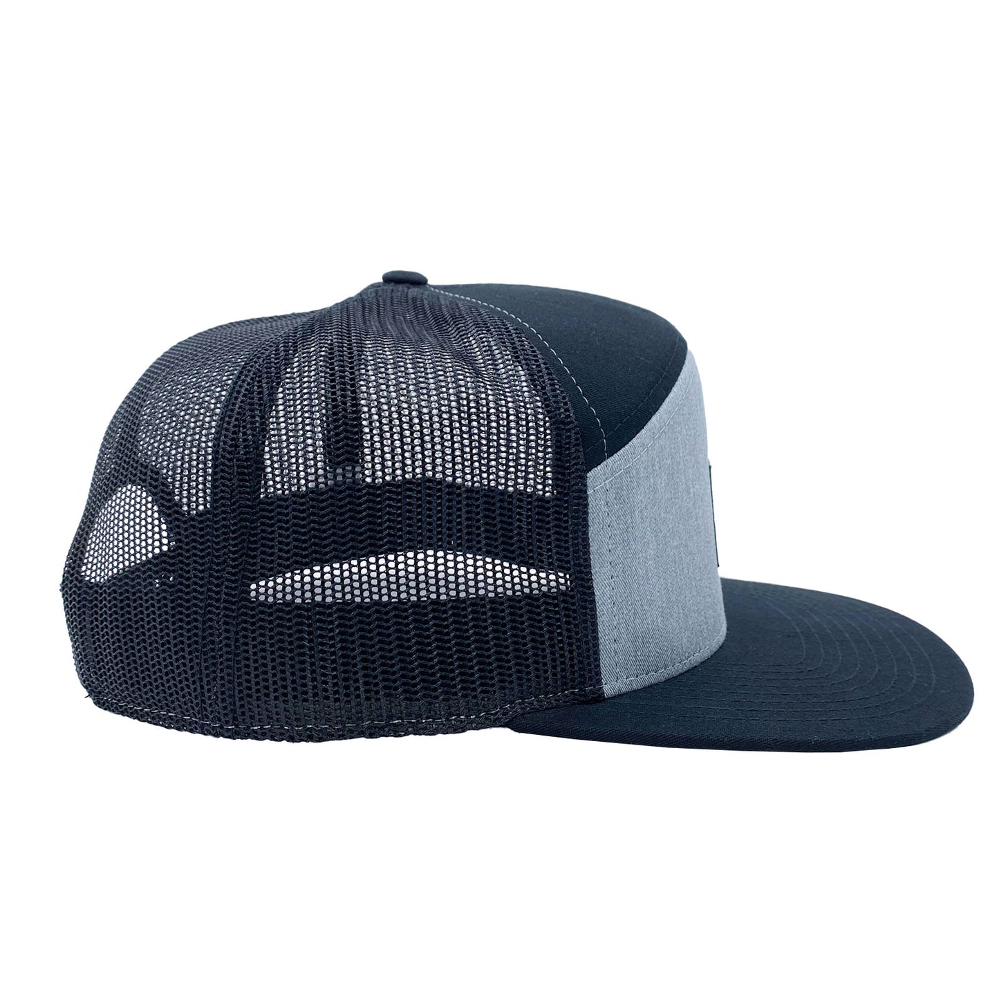 Silcone patch, BLKBRN 7 Panel Flat Bill