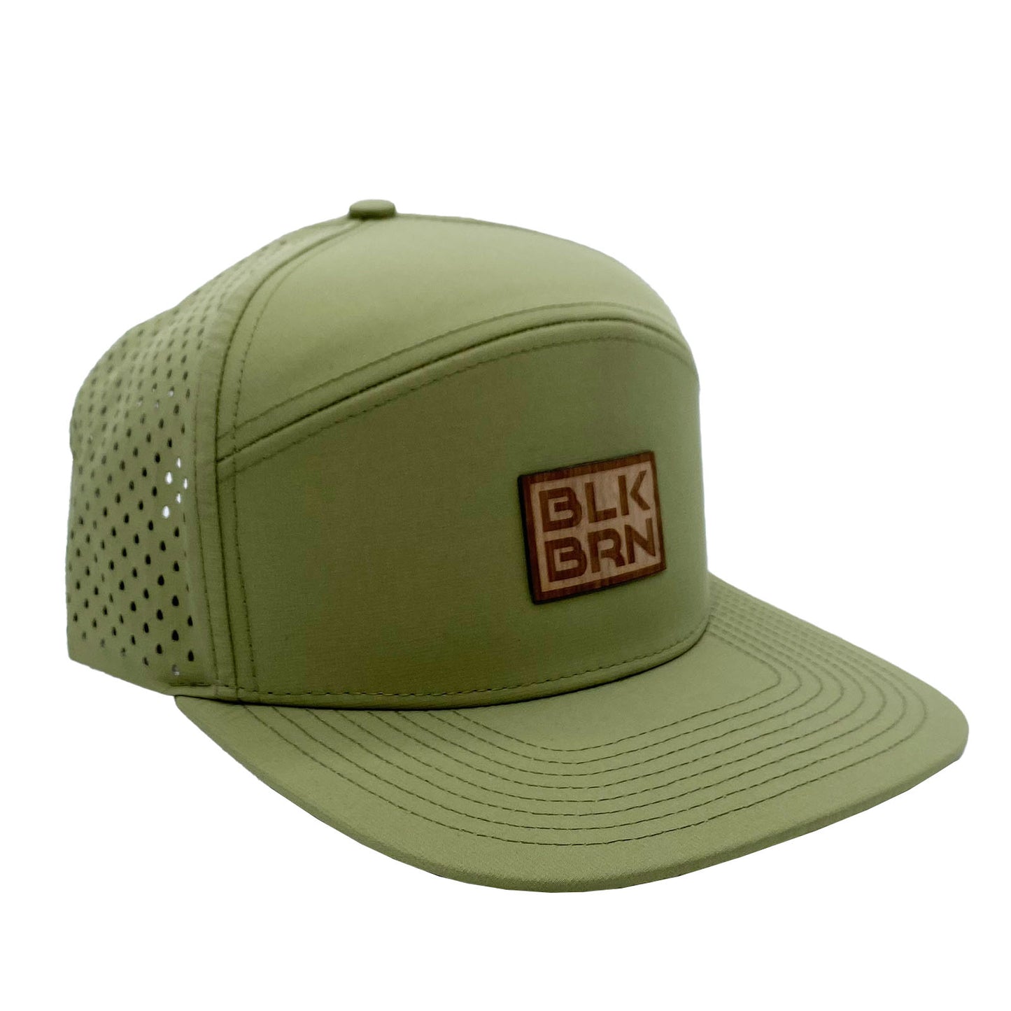 Water Repellent Flat-Bill, Wood Patch, Loden
