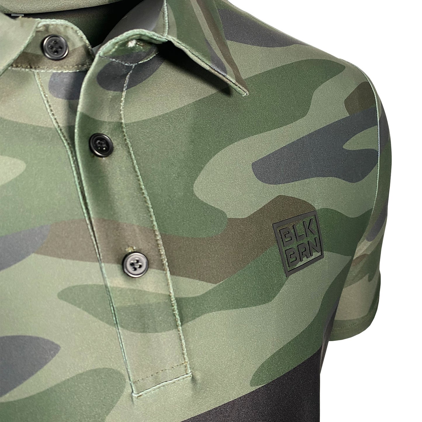 BLKBRN StretchTech, Collared Polo, Camo/Black