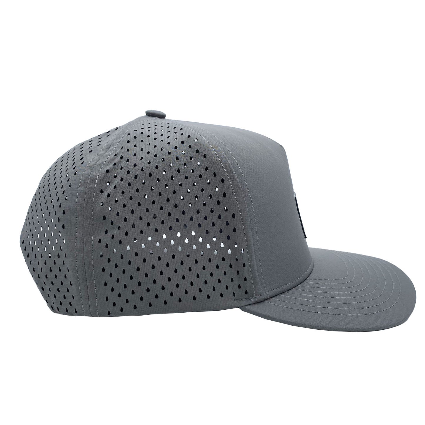 Water Repellent Trucker, Silicone Patch, Gray
